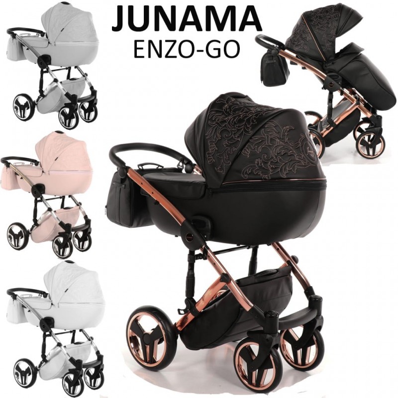 Junama Enzo-Go wózek 2w1, 3w1, 4w1- fotelik do wyboru z adapterem