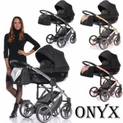 Junama Onyx wózek 2w1, 3w1, 4w1- fotelik do wyboru z adapterem